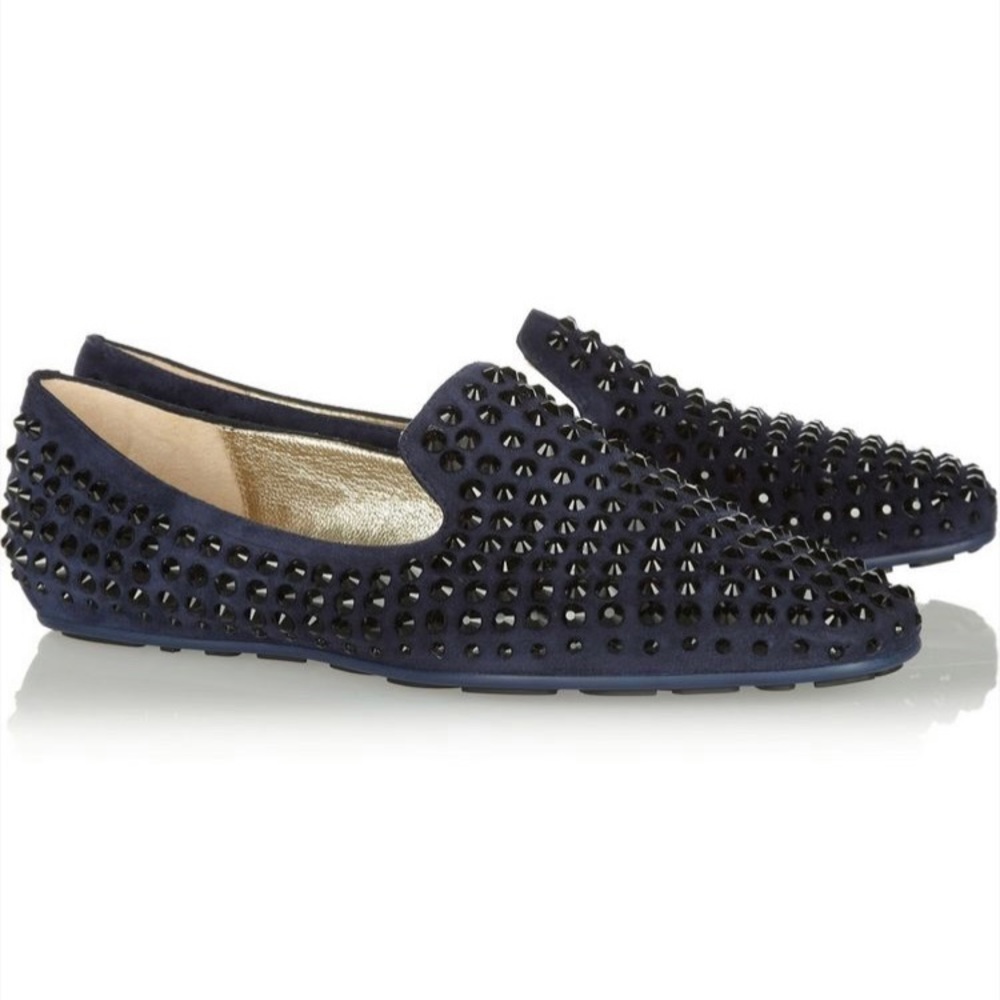 Jimmy Choo jeweled flats